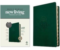 NLT Large Print Thinline Reference-Evergreen Mountain Indexed