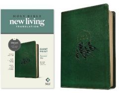 NLT Personal Size Giant Print LeatherLike-Evergreen Mountain Filament Enabled