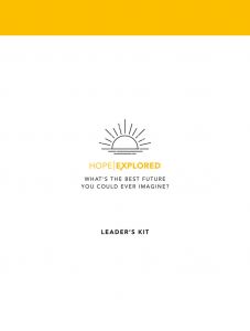 Hope Explored Leaders Kit - Cru Media Ministry