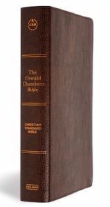 CSB Oswald Chambers Bible, Cloth Over Board Blue