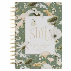 Journal: Wirebound-Be Still Sage Blossom JLW295