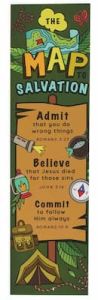 Bookmark Sunday School Set of 10-Map to Salvation, BMP126