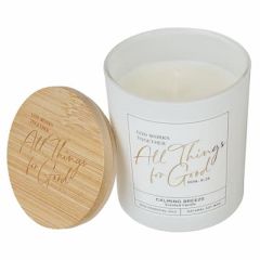 Candle in Glass Jar-All Things For Good Calming Breeze CDL024