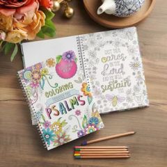 Coloring Book Spiral-Coloring through the Psalm CLR186 