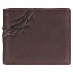 Wallet (Genuine Leather): Crown of Thorns Espresso Brown WT232