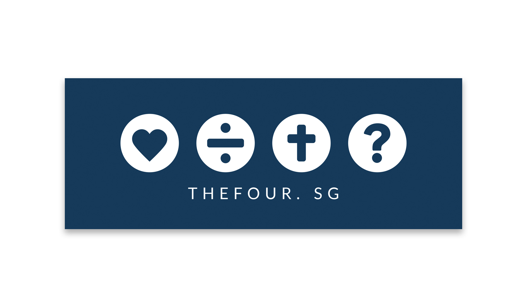FOUR, The - Decal (Blue)