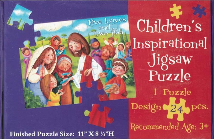 Five Loaves and Two Fish Puzzle, 24 Pieces