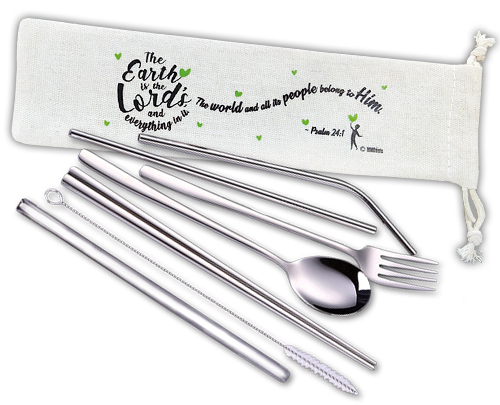 Psalm 24:1 Cutlery Set