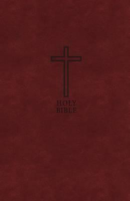 KJV Value Thinline Bible, Large Print, Imitation Leather, Burgundy