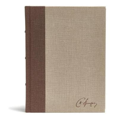CSB Spurgeon Study Bible, Cloth Over Board-Brown/Tan 
