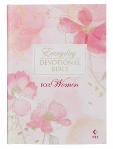 NLT Everyday Devotional Bible for Women-Hardcover Pink Blossom DVB012