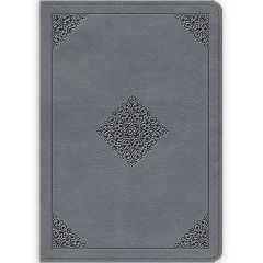 ESV Large Print Bible Wide Margin TruTone-Slate Blue