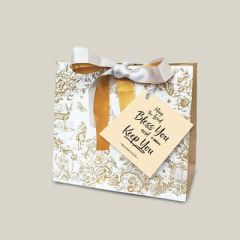 Gift Bag-Gold Retro Small (031503)