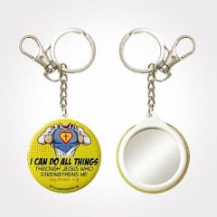 Mirror Keychain: I Can Do All Things