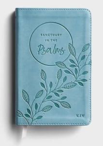 Sanctuary in the Psalms-KJV Scripture Book Blue J7431