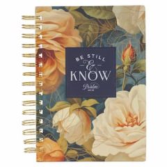 Journal: Wirebound-Be Still & Know Yellow Rose JLW237