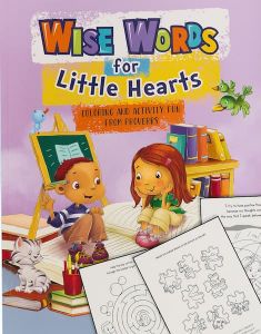 Wise Words for Little Hearts Coloring and Activity Book KDS807 
