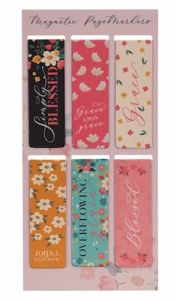 Magnetic Bookmark Set of 6-Simply Blessed MGB074