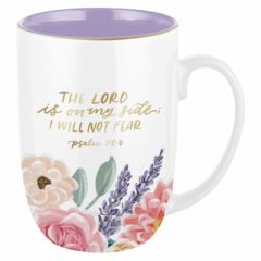 Mug: Ceramic-Lord is on My Side Purple MUG1270