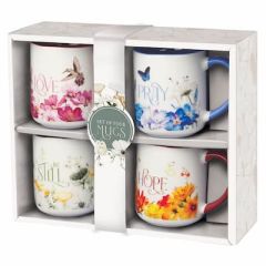 Mug: Ceramic SET of 4, Anchored in Christ MUGS69