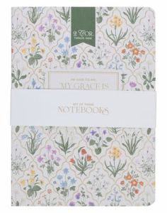 Notebook Set of 3-Sufficient Grace Floral Lattice NBS098 