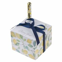 Note Block with Pen Set-Rejoice Always Yellow Lemon NP085