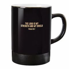 Mug: Ceramic-Strength & Shield Black P7315