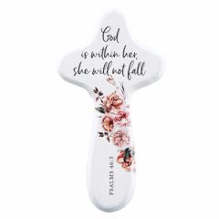 Cross (Hand Held )-God Is Within Her P7325