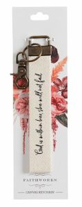 Keychain Canvas-God Is Within Her P7371