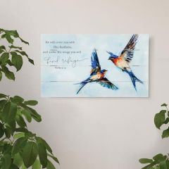 Wall Decor Pallet-Under His Wings PNL2002