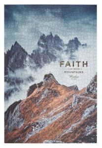 Puzzle 1000 Pcs: Faith Can Move Mountains PUZ073