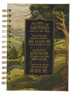 Journal: Wirebound-Lord is My Shepherd Psalm 23:1-4 JLW207