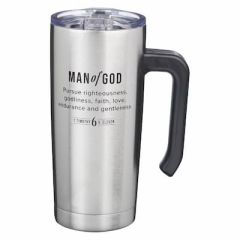 Mug: Stainless Steel with Handle-Man of God SMUG328