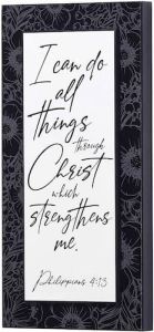 Plaque-I Can Do All Things Through Christ SPLK612-816