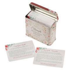 Cards In Tin-Strength for A Women's Heart Devotional TIN047