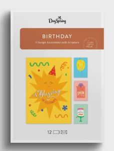 Boxed Cards-Birthday Bold & Bright Blessings U4867