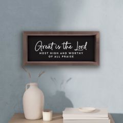 Framed Art: Great Is The Lord Most High VFR0560