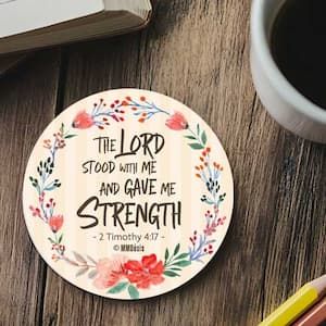 Coaster-Cup: Diatomite Round-Gave Me Strength