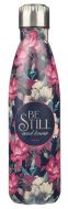 WaterBottle: Stainless Steel-Be Still and Know, Vintage Flora, FLS067