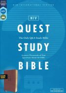 NIV Quest Study Bible LtrSoft-Brown INDEX,Cft Prt