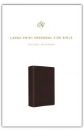 ESV Large Print Personal Size Bible, TruTone-Mahogany