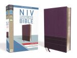 NIV Thinline Bible, Large Print, Leathersoft, Purple