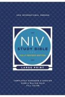 NIV Study Bible  Fully Revised Ed.  Large Print  Hardcover  Red Letter  Comfort Print