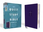 NIV Quest Study Bible Personal Size Leathersoft -Blue, Comfort Print