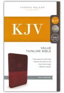 KJV Value Thinline LeatherSoft-Brown, Comfort Print