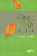 NIV One Year Bible, Premium Slimline, Large Print Edition