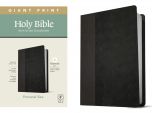 NLT Personal Size Giant Print Bible LeatherLike-Black Onyx