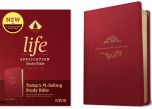 NIV Life Application Study Bible LeatherLike-Berry, Third Edition