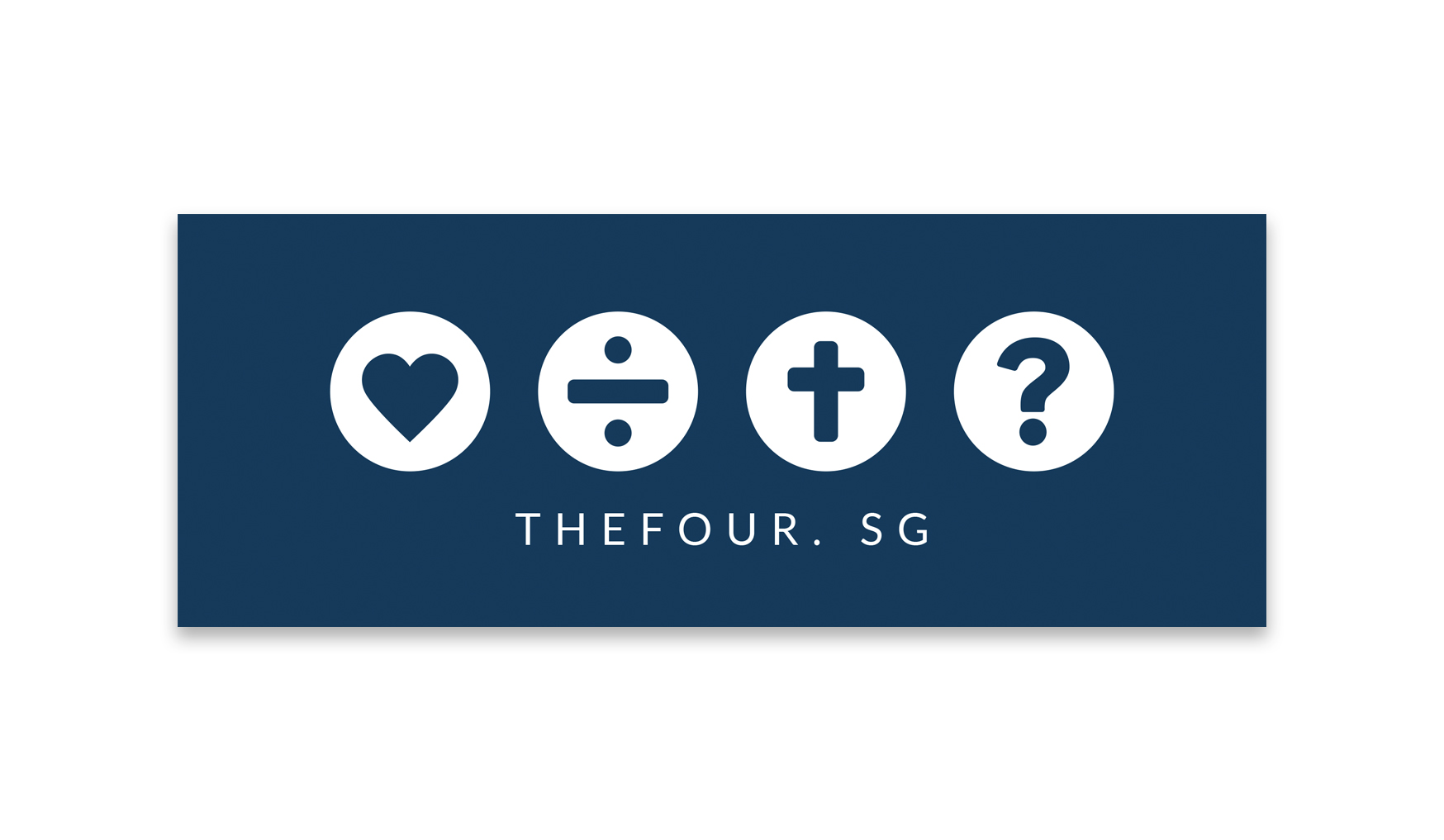 FOUR, The - Decal (Blue) (min. 5)