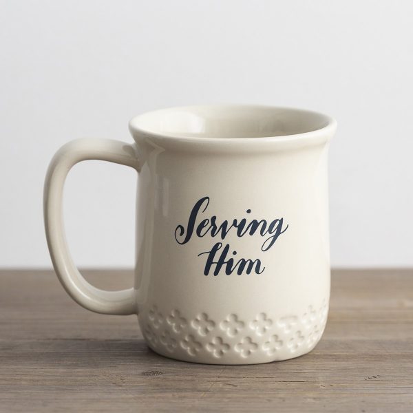 Mug Ceramic:He Shines, Cream, #91408